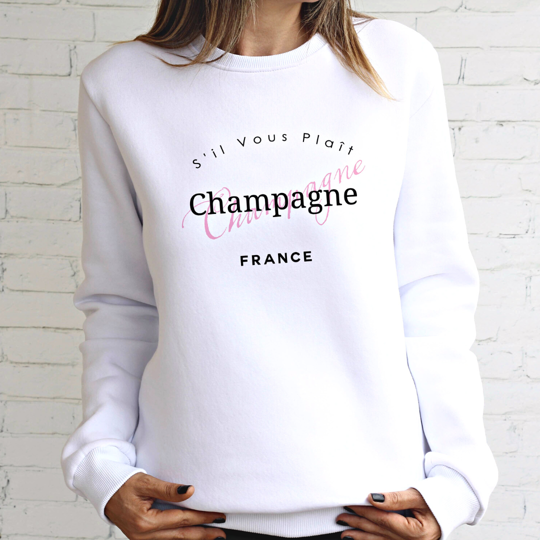 Champagne Bubbles Sweatshirt