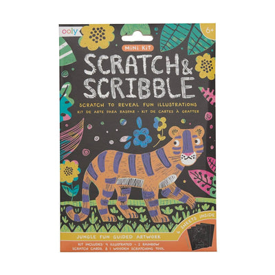 Mini Scratch & Scribble Art Kit- Jungle Fun