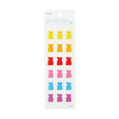 Stickiville Sticker Sheet- Gummy Bears