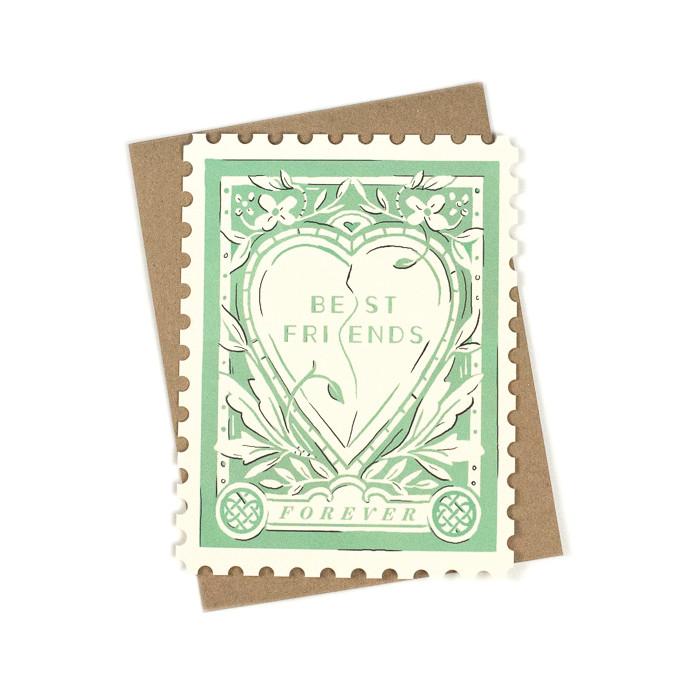 Best Friends Forever Stamp Card