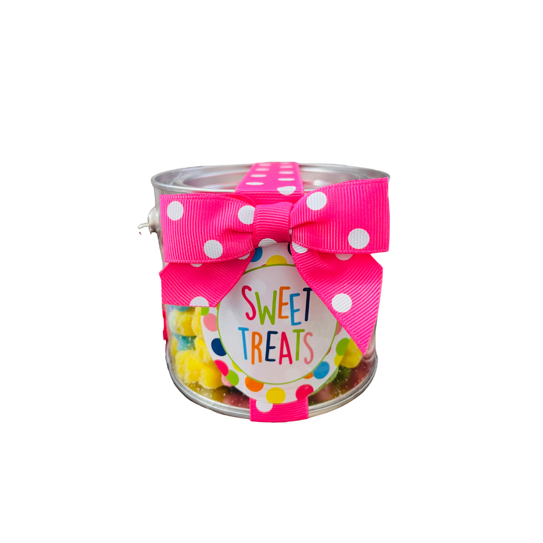 Sweet Sanded Gummy Bears In Paint Can