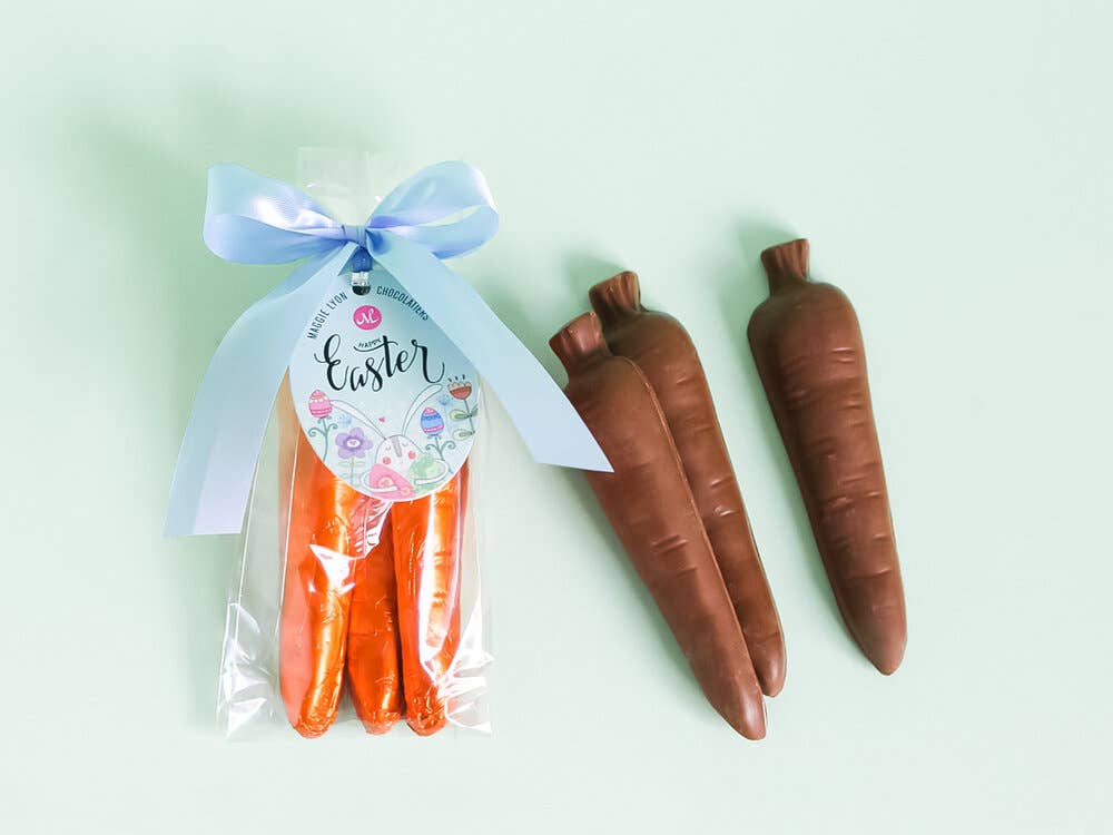Solid Milk Chocolate Carrots