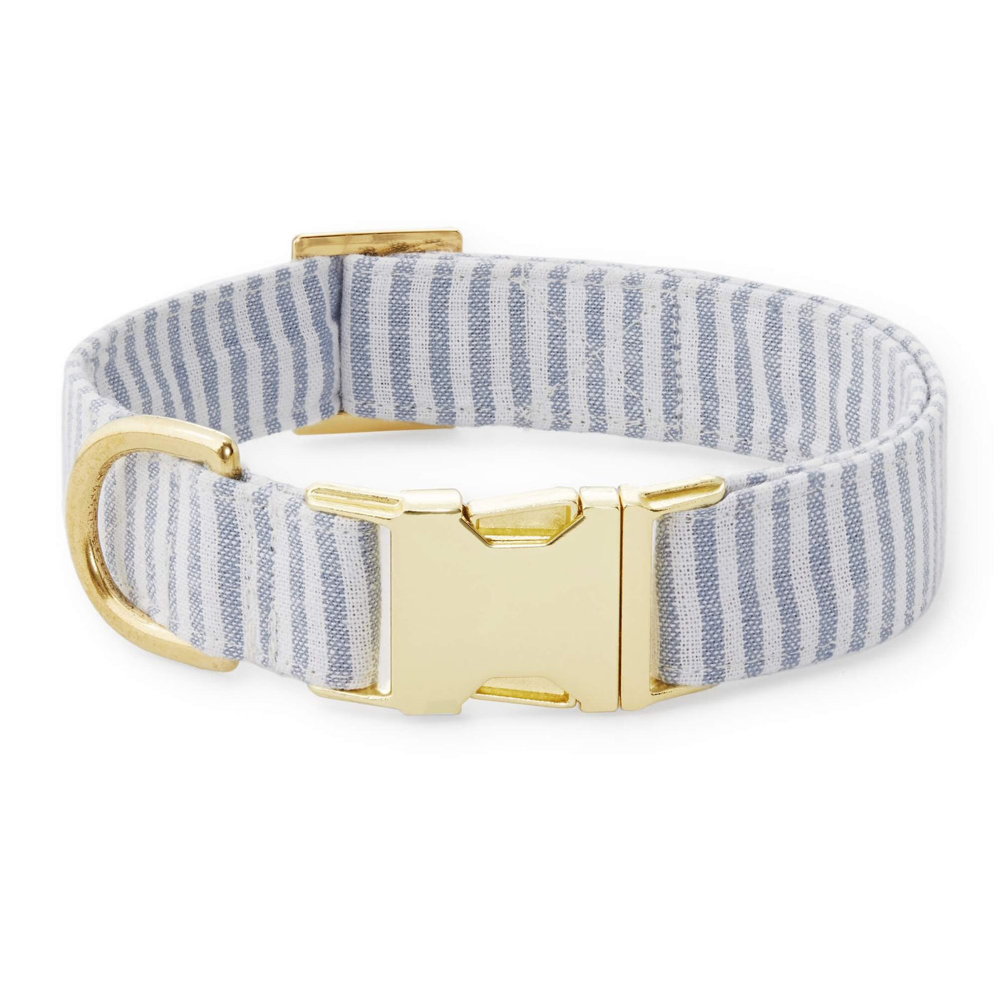 Dusty Blue Stripe Dog Collar