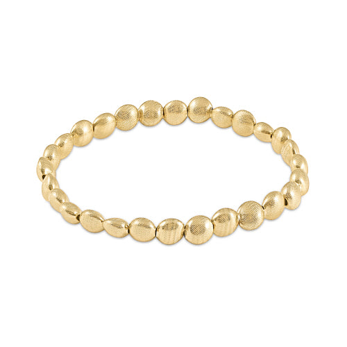 Honesty Gold 6mm Bead Bracelet - Extends