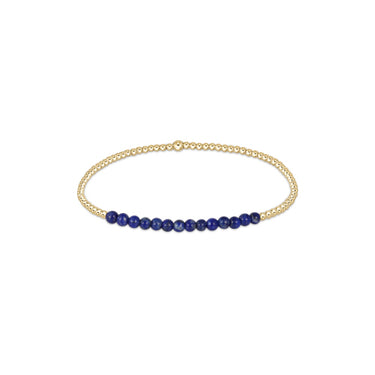 Gold Bliss 2mm Beaded Bracelets- Multiple Colors