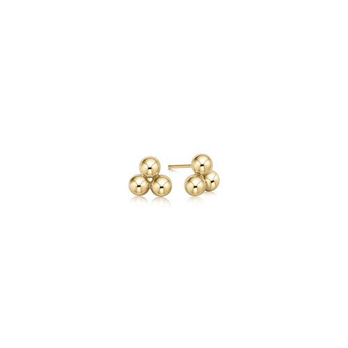 Classic Cluster Stud - 6mm Gold