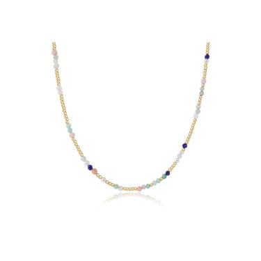 15" CHOKER HOPE UNWRITTEN Gemstones - Various Colors